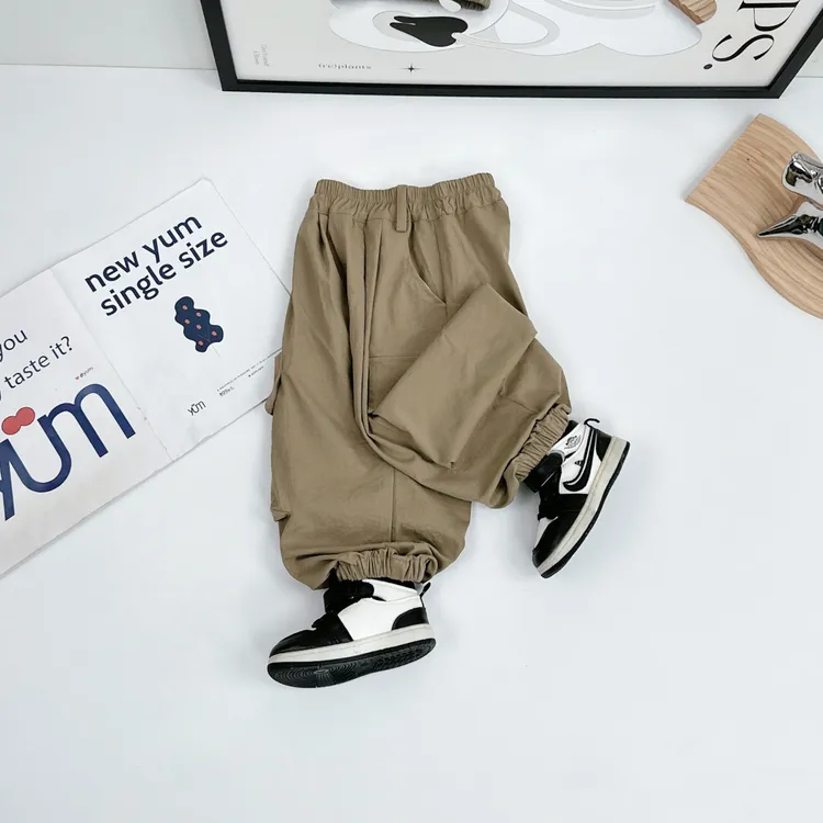 男童裤子春秋款儿童休闲裤2025新款春装潮 HZ25324 悠悠童话童装 