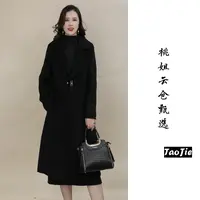 M1118秋冬季气质百搭时尚羊毛大衣外套女