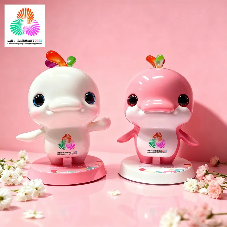 十五全运会官方正品吉祥物喜洋洋乐融融周边创意玩具桌面摆件