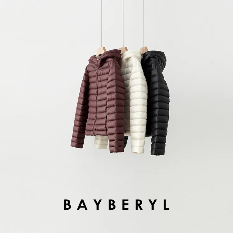 FF-BAYBERYL老贝速暖羽绒*轻薄绗缝百搭秋冬羽绒服9YRF5J1143