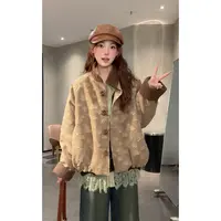 VGVL外套秋冬新款剪花夹棉加厚外套30333