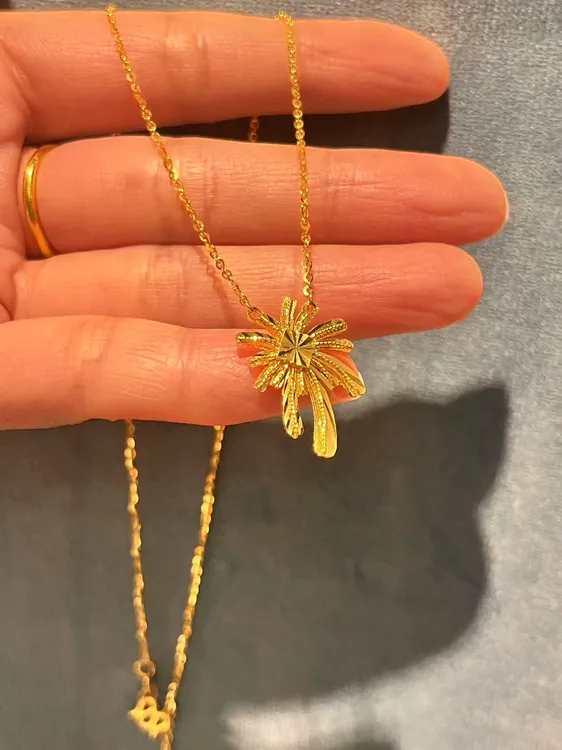 足金999烟花套链5G工艺