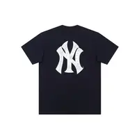 NewEra x MLB联名款纽约洋基队腰果花套头圆领T恤白色洋基队短袖