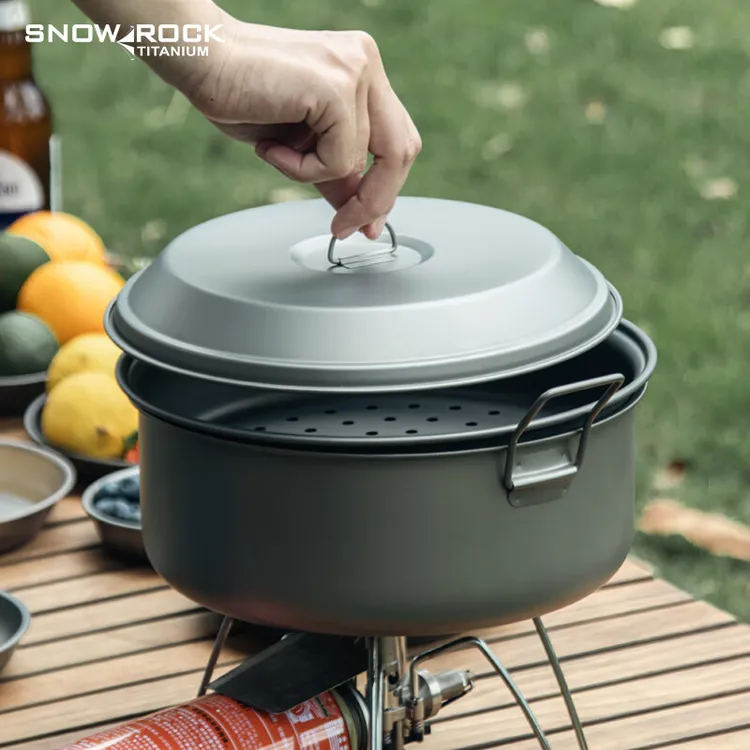 3.5L纯钛蒸煮多用锅