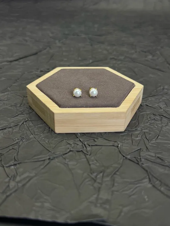 925银耳饰 新款S 925纯银镀金精致款耳钉