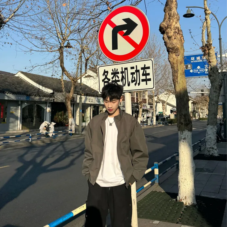 春秋潮牌美式cleanfit复古纯色工装飞行员男女户外夹克百搭休闲