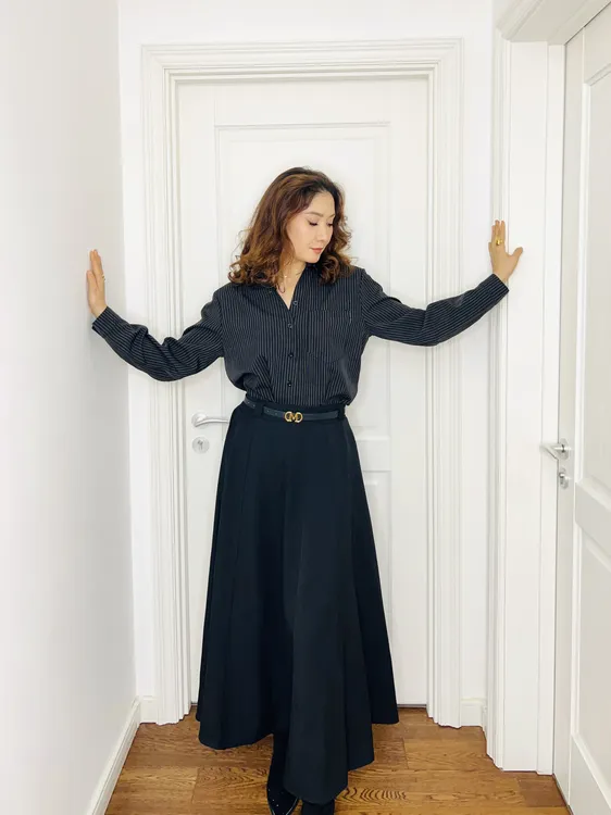 2025新款套装 衬衫半身裙两件套气质时尚