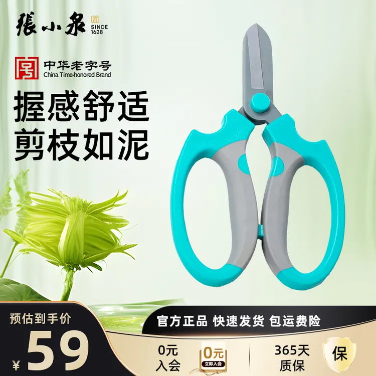 张小泉宽头花艺强力工具花剪盆景园艺花艺修花剪枝剪修剪树枝春悦