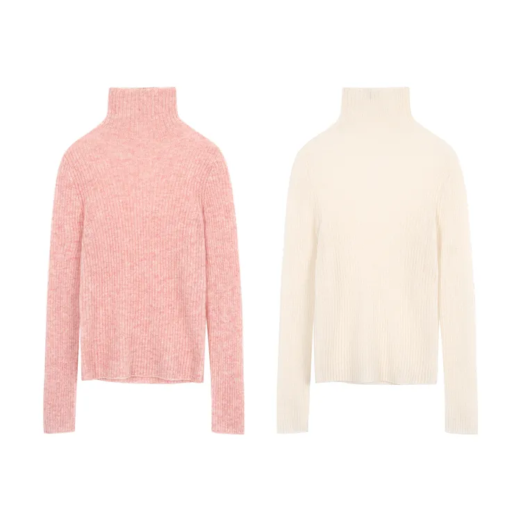 杜屁屁桃PITAO 原创【暖意融融】秋季新款100山羊绒修身打底针织衫