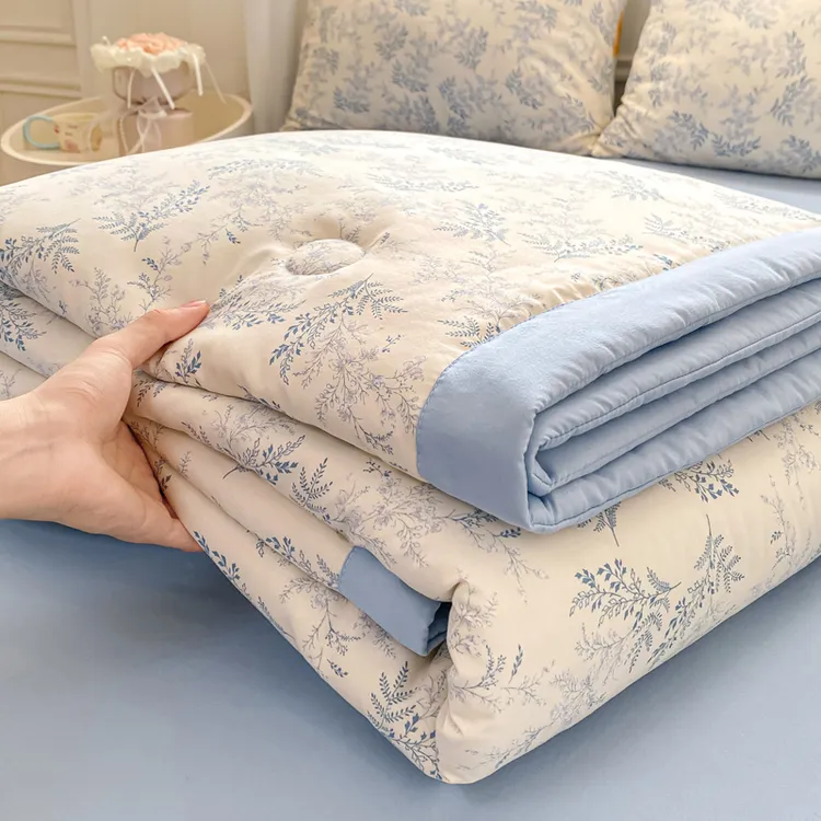 夏凉被子夏被薄款新疆棉被空调被非纯棉全棉可机洗宿舍学生被子