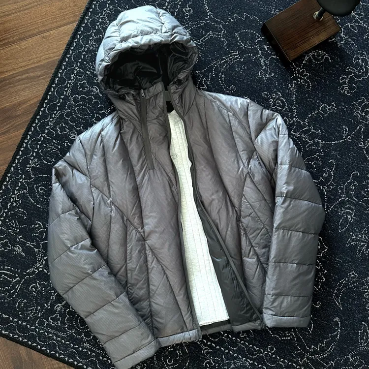 CATSSTAC幻视斜拉链羽绒服