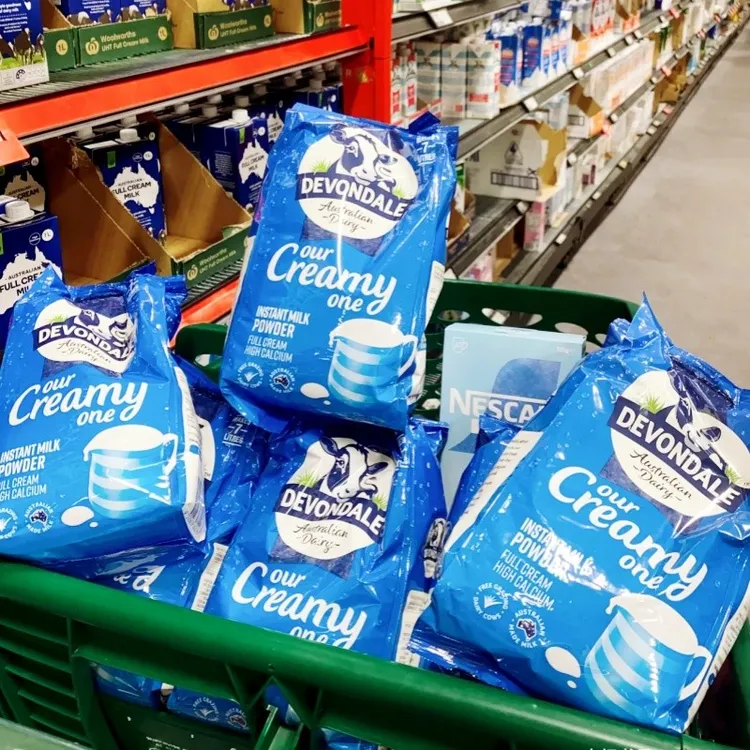 澳洲进口德运Devondale全脂调制乳粉学生成人健康营养奶粉饮品1kg