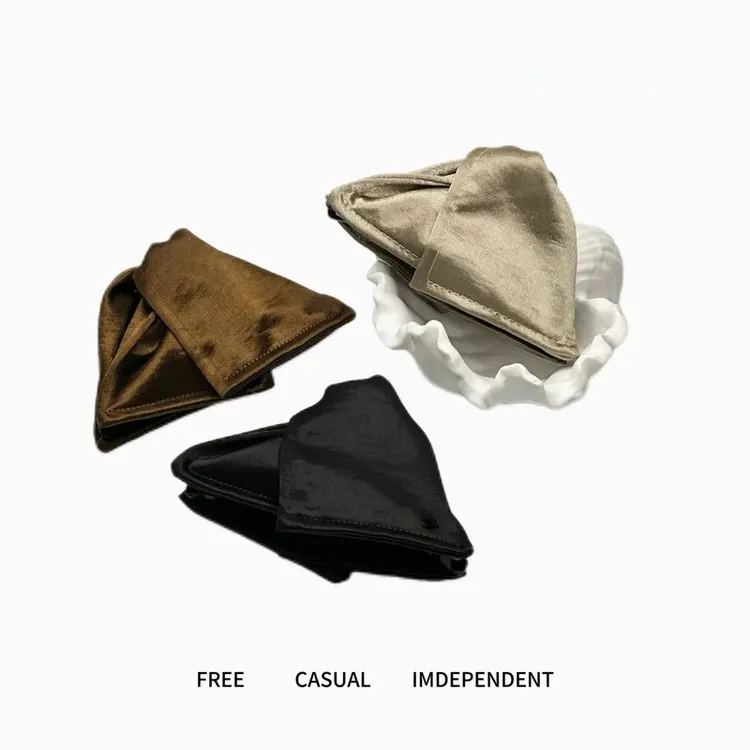 缎面贝壳三角抓夹鲨鱼夹高级感气质后脑勺发夹发饰黑色高档复古