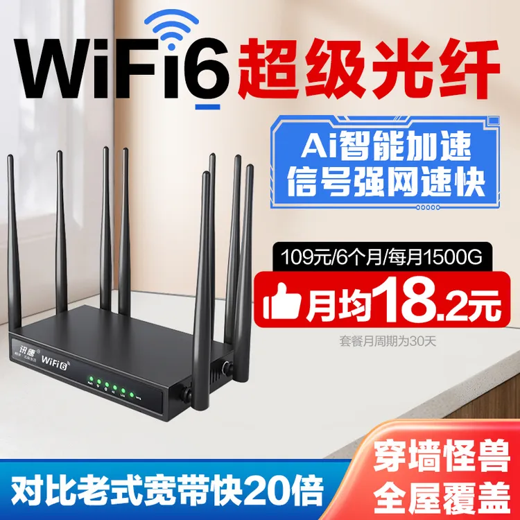 2025款八天线随身WiFi6无线宽带工业级路由器信号穿墙王免拉网线商品图