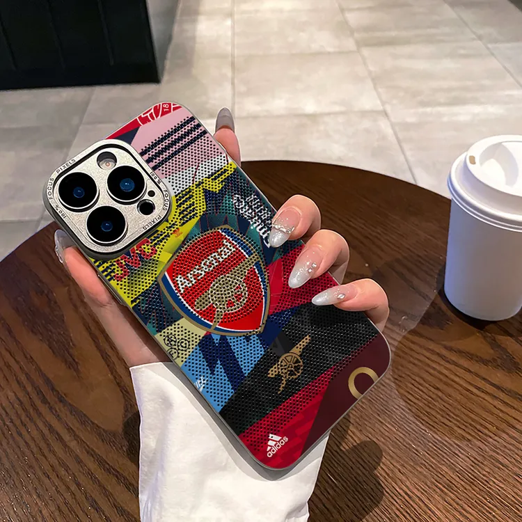 磁吸阿森纳散热手机壳16苹果15plus硬壳iphone14promax男13小众12