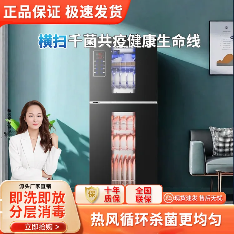 惠普好太太免沥水消毒柜家用小型立式桌面台式高温厨房商用碗柜