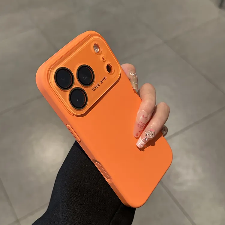 欧克里里秒变17纯色液态适用苹果16promax大视窗手机壳15/14/1312