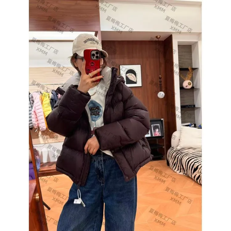 XMM【里外撞色大面包新国标95绒】羽绒服时尚百搭潮流洋气秋冬#9057