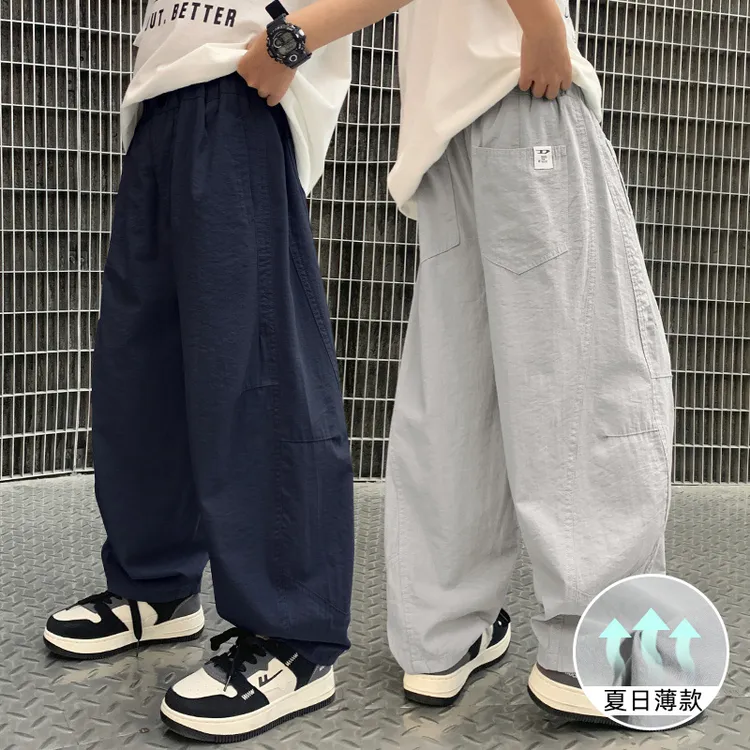男童夏季速干防蚊裤中大童休闲裤2025新款儿童男孩夏装裤子薄款潮