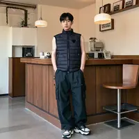 冬季男士保暖便携轻薄立领马甲2206