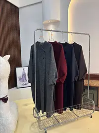 李大美【宠粉福利】韩系复古羊毛+狐狸毛+莱赛尔大衣外套25237