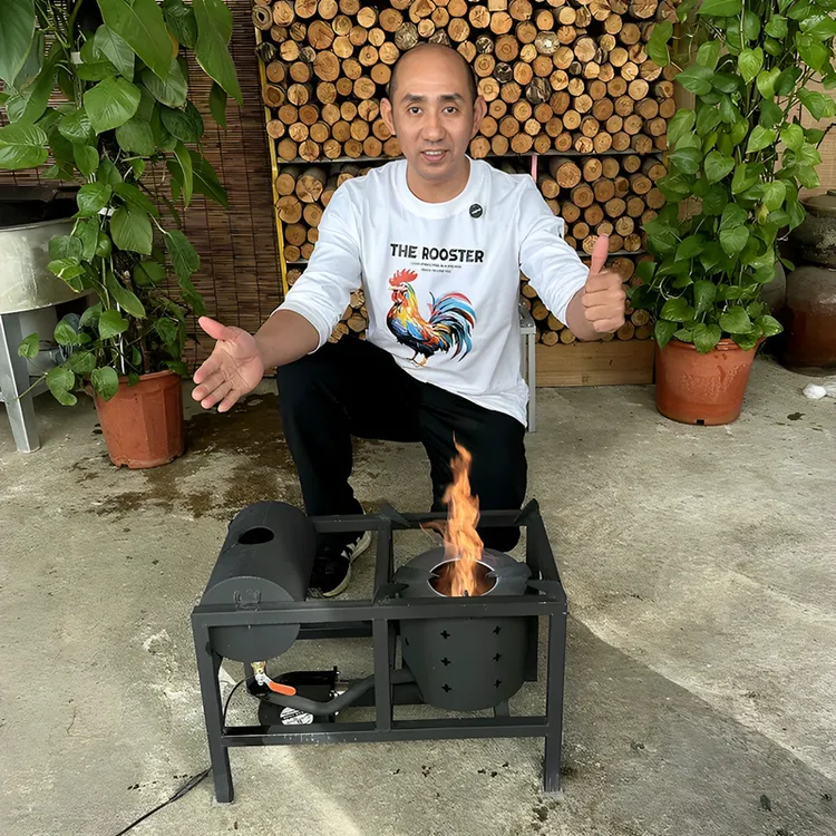 新款废机油猛火取暖炉燃烧炉农村修理厂大棚养殖升温烧废机油炉子