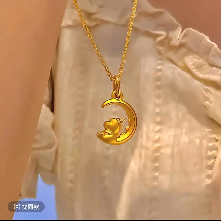 铜合金项链 复古/宫廷10cm以下坠链小众百搭饰品锁骨链