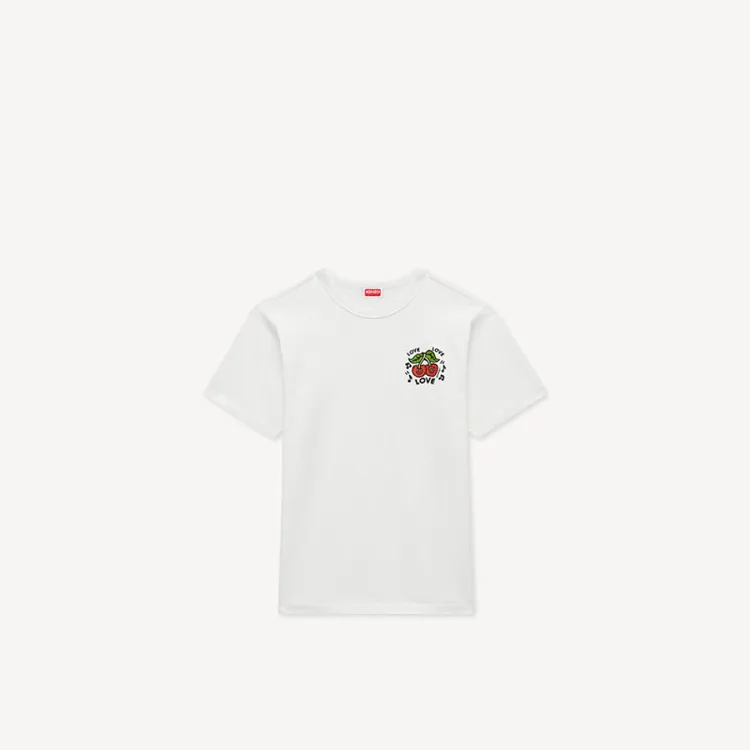 KENZO 26秋冬新品 男女同款樱桃图案修身版型T恤衫商品图