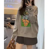 271 韩系休闲百搭卡通时尚宽松显瘦卫衣