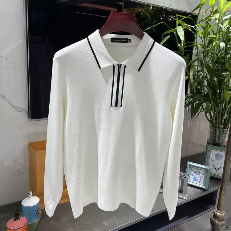 【孟璐轻奢出品】LL/羊毛/MENGLU2025/高端欧货长袖POLO毛衫
