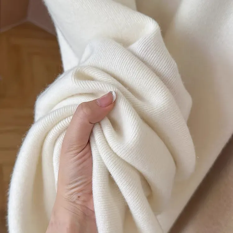 加肥加大100羊毛阔腿裤女高腰