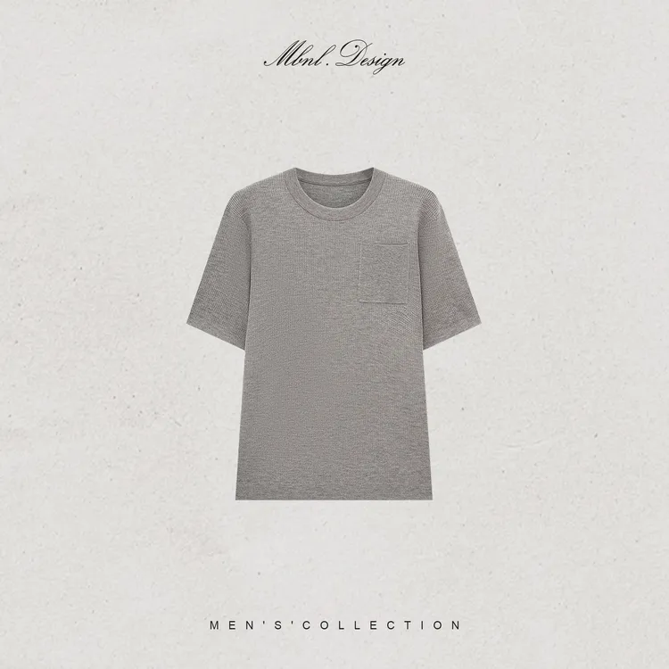 MBNL-F「Waffle Knit」秦磊男装山羊绒羊毛混纺毛衫LL-WSY1153