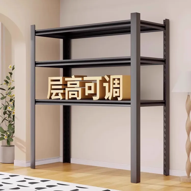 家用置物架仓库货架多层厨房架子行李箱收纳架阳台储物架高脚铁架