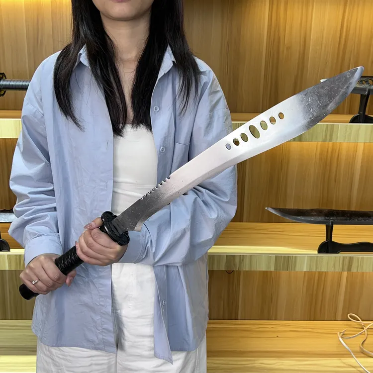 七孔尼大帝龙泉剑唐横刀绣春刀清军弯刃库尔喀小号系列泊尔未开刃