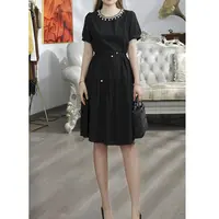 无印心匠B85570    夏季新款&海边度假风收腰显瘦气质连衣裙K133