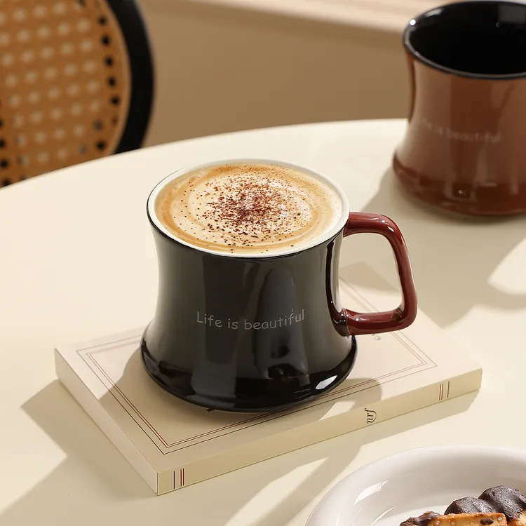 原创马克杯小众设计感情侣水杯陶瓷咖啡杯ins风杯子办公室早餐杯