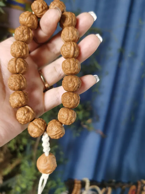 猴头核桃雕刻小禅宗手持原皮原色大尺寸文玩手串卡16mm左右
