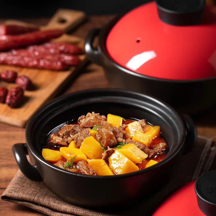 泥火匠砂锅煲仔饭干烧沙锅炖锅煤气灶专用家用陶瓷锅煲汤炖肉砂锅