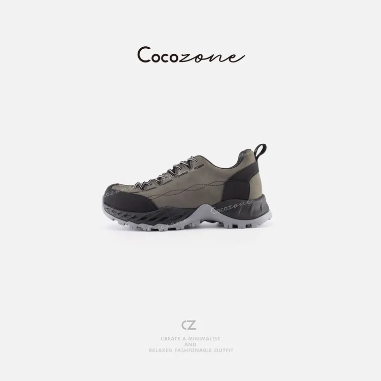 COCO ZONE 刘一一简约条纹户外风运动感休闲鞋 CD2A1782