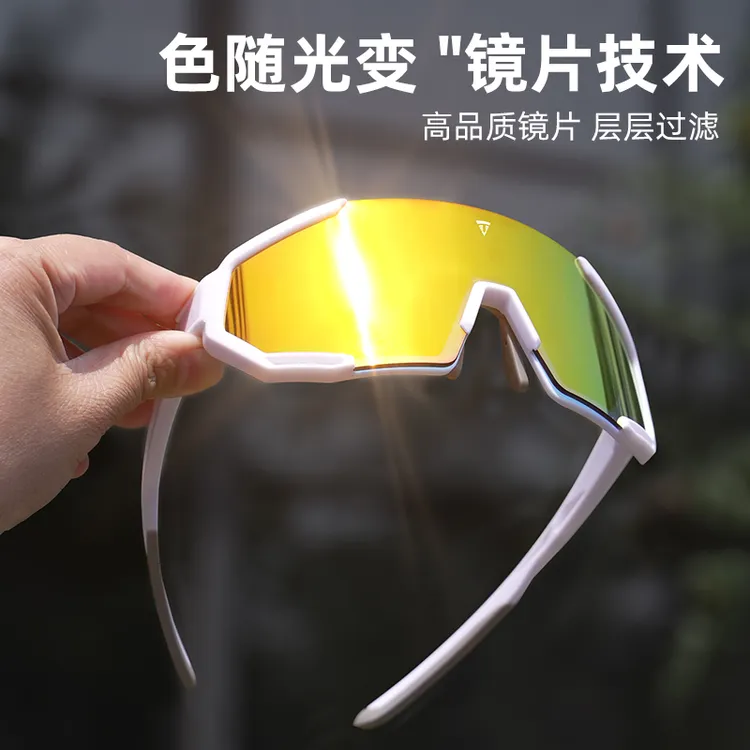 TUJIYD防雾透明变色日夜两用防风骑行自行车护目骑行骑行护目镜