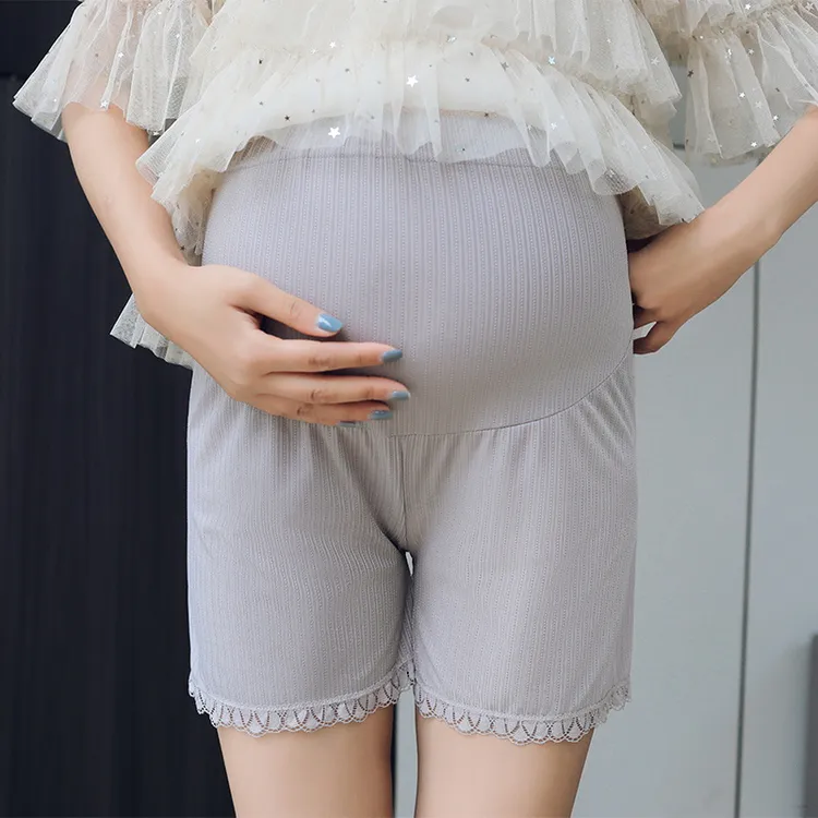 夏日冰丝宽松可外穿孕妇高腰防走光薄款打底安全短裤夏装保险裤