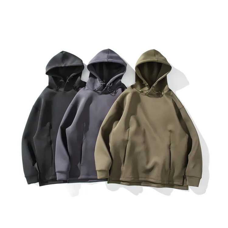 秋季男士连帽空气层厚款保暖卫衣户外休闲百搭长袖上衣Z1826-KS01