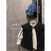 HOLA.CC·25冬~蝴蝶结棉马甲6605（童装汉服）黑色