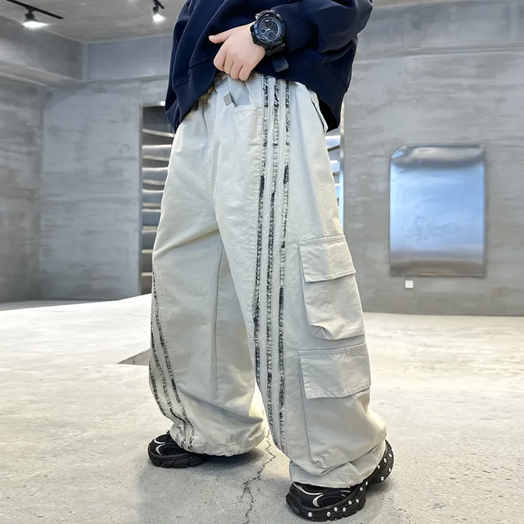 【2025秋款上新】男童裤子中大儿童韩版工装裤男孩秋春秋季休闲长裤