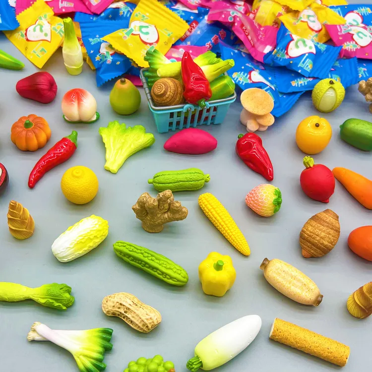 微缩大号水果蔬菜盲袋仿真开店食玩儿童过家家娃娃屋模型玩具摆件