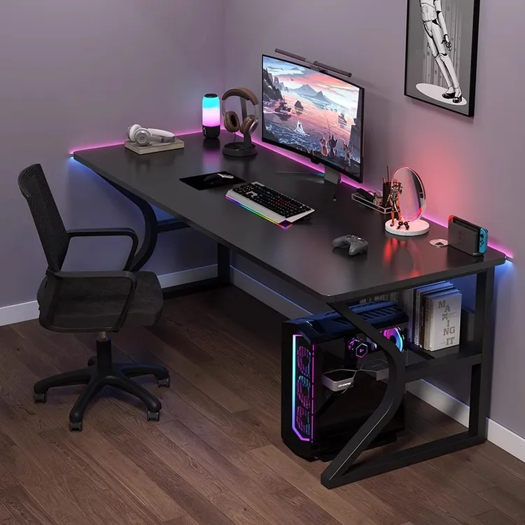 书桌电脑桌简易出租屋电竞桌写字桌卧室简约现代台式学习桌办公桌