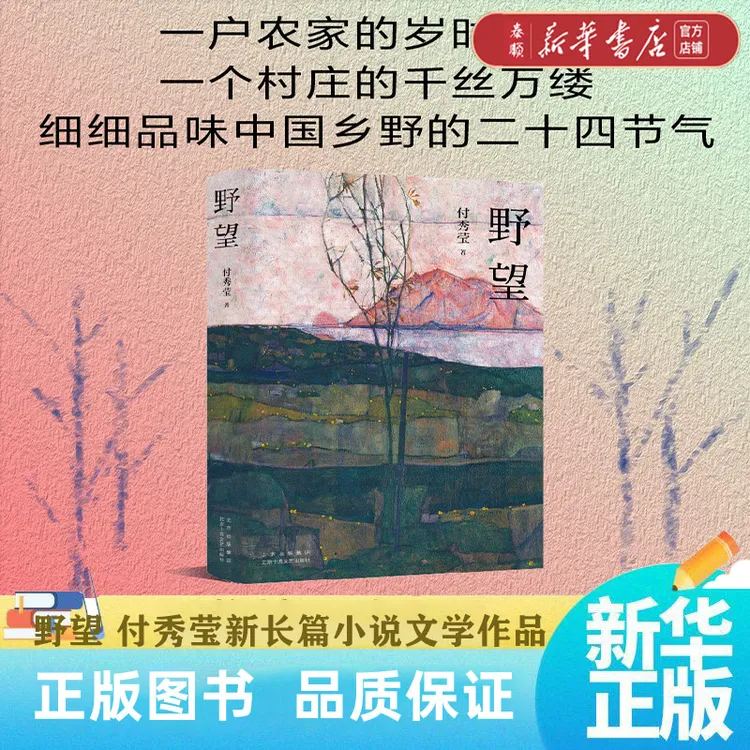 【 新华书店正版】野望 付秀莹新长篇小说文学作品曹文轩刘庆邦推荐