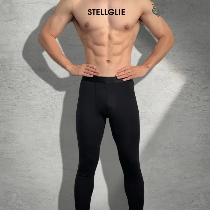 stellglie保暖打底裤男士修身兰精莫代尔60S柔软亲肤丝滑舒适秋裤