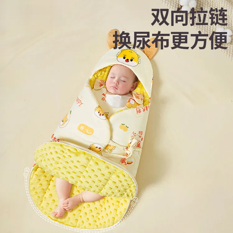 新生婴儿包被防踢被纯棉睡袋初生宝宝抱被春秋冬加厚产房包单襁褓