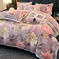 紫色赫莲娜四件套2.0*2.3